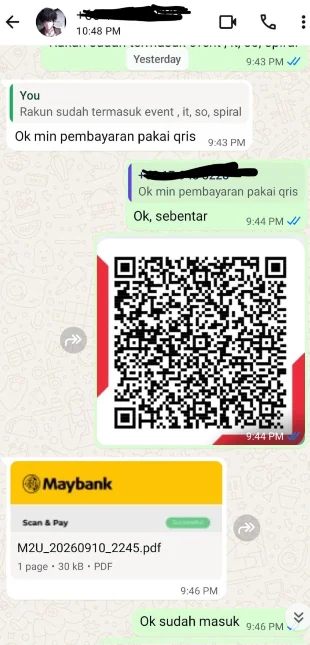 Bukti chat testimoni Joki Rawat Akun Genshin Impact Nandayo Store c***n